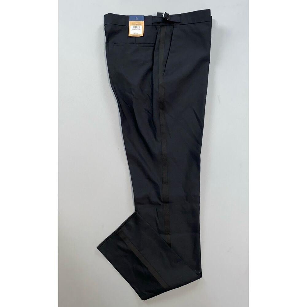 Charles Tyrwhitt Men's Black Dress Pants